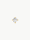 Ania Haie Gold Sparkle Round Barbell Einzel Ohrstecker